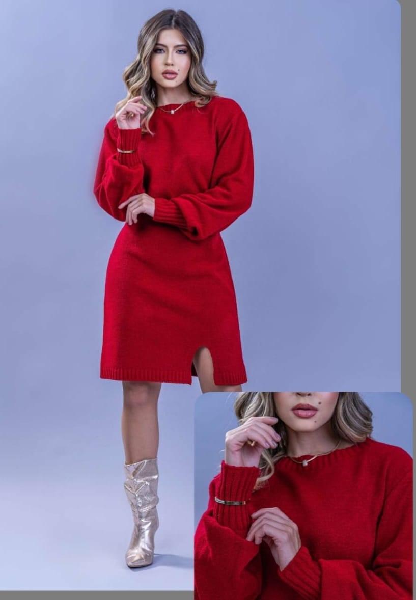 Vestido Manga longa